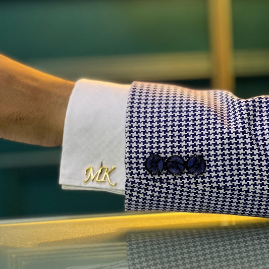 POCKET SQUARE & CUFFLINKS COMBO