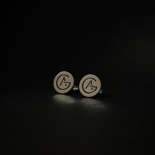 Own Design Monogram Engraved Cufflinks
