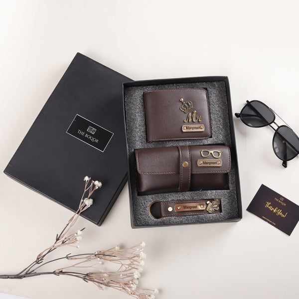 3 in 1 Combo ( Wallet+ Sunglass case + Keychain )